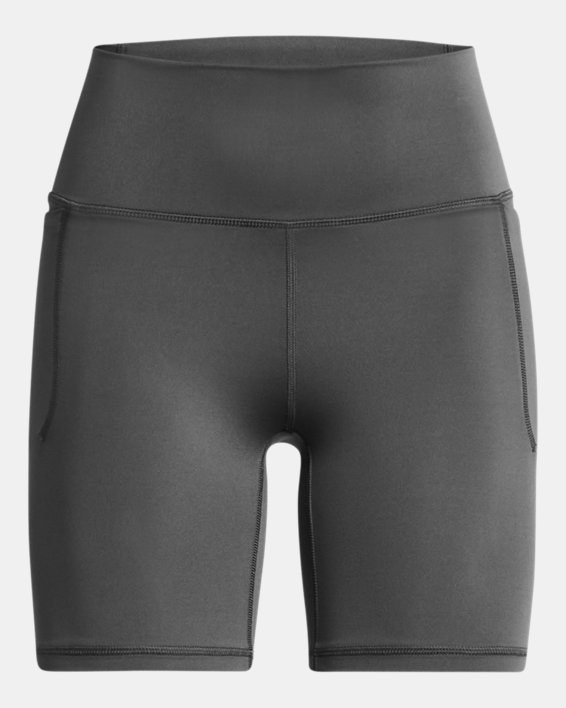 Women's UA Meridian 7" Bike Shorts in Gray image number 4